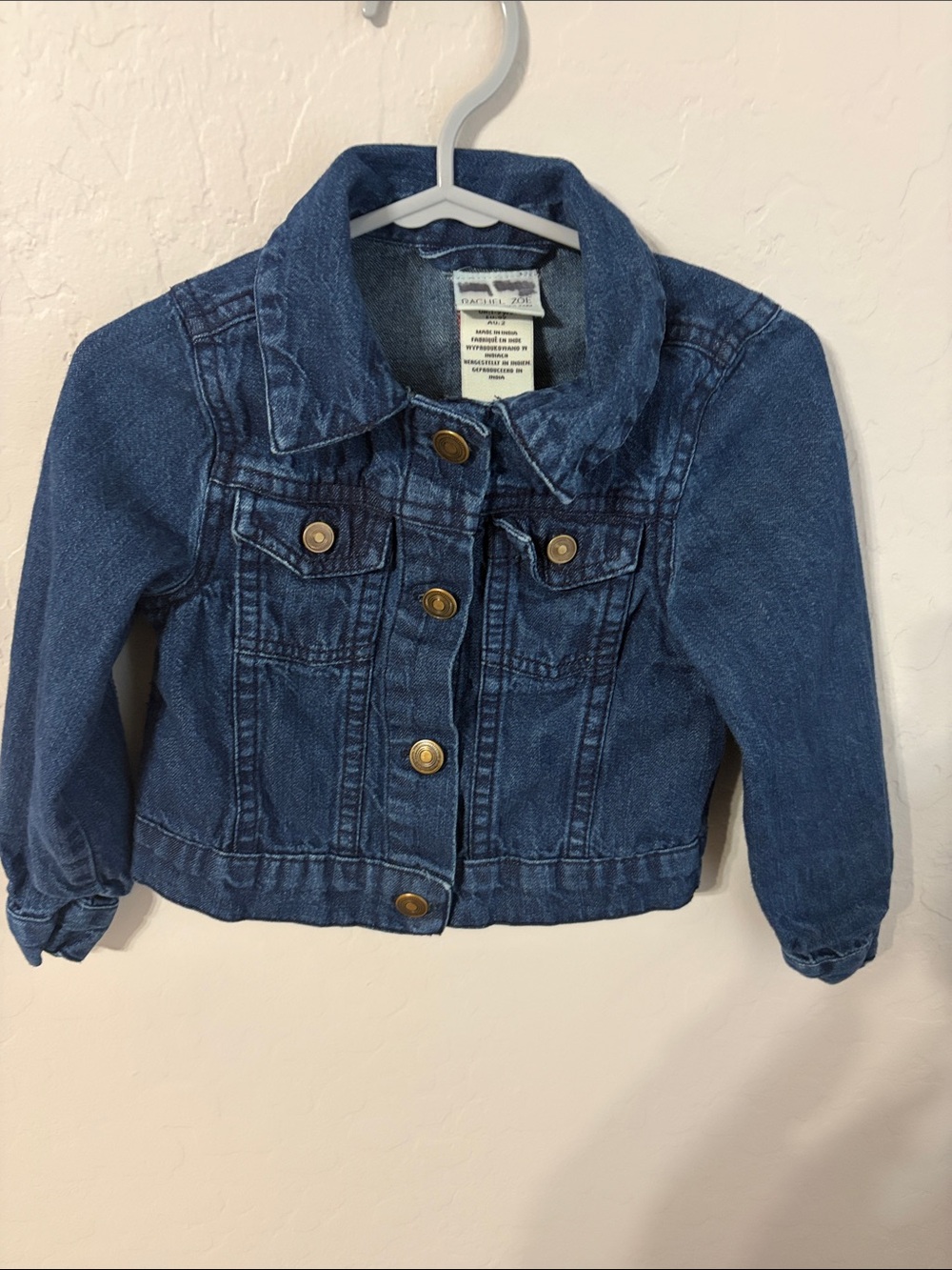 Rachel Zoe Kids Dark Blue Denim Jean Jacket